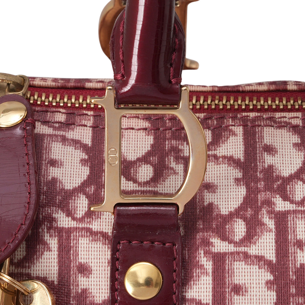 CHRISTIAN DIOR(USED)디올 빈티지 오블리크 보스턴 토트백